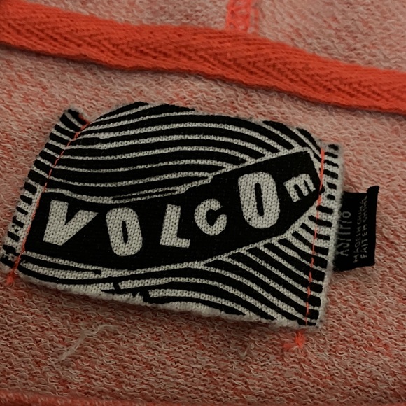 Volcom Terry hoodie bundle of 2, High low, drawstring, heather, kangaroo pocket - Picture 8 of 9